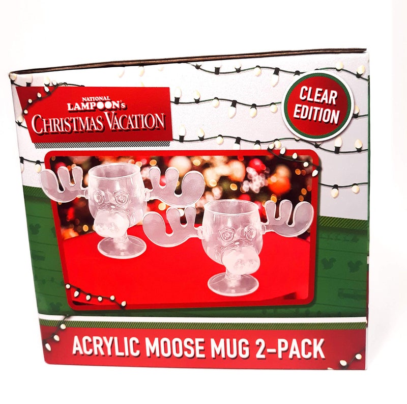ICUP National Lampoonâ€™s Christmas Vacation Griswold Moose Mugs â€“ Holiday Drinkware Set, Movie Collectible Cups, Gag Gift, White Elephant for Adults Kids and Family -2-Pack 4.5 oz acrylic - Image 2